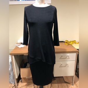 Chico woman Travelers collection, black pencil-skirt/top, petite-size 0(small 4)